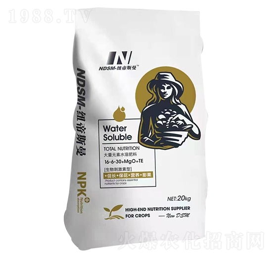 大量元素水溶肥料16-6-30+MgO+TE 根之道