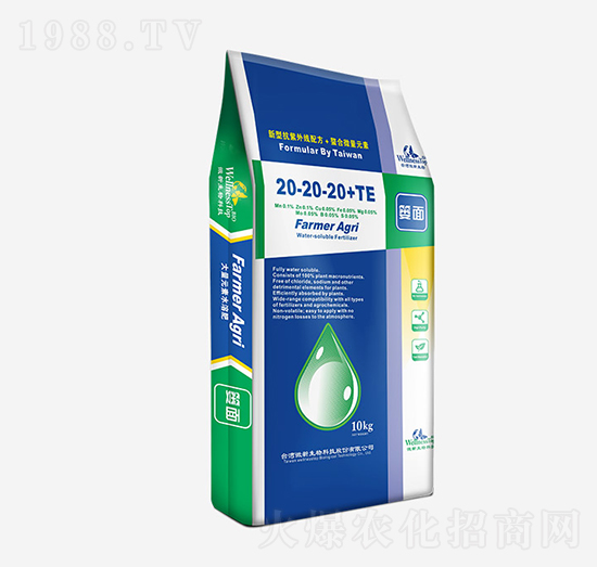 大量元素水溶肥20-20-20+TE 簍面222 法瑪農(nóng)業(yè)