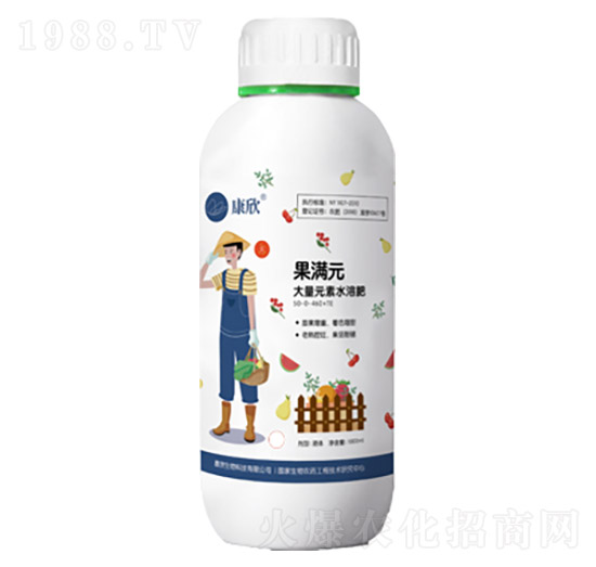 大量元素水溶肥 果滿元 康欣生物