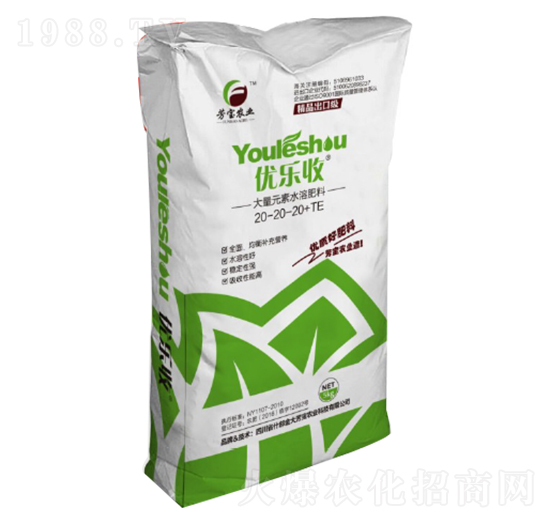 大量元素水溶肥20-20-20+TE 優(yōu)樂收 金大芳寶