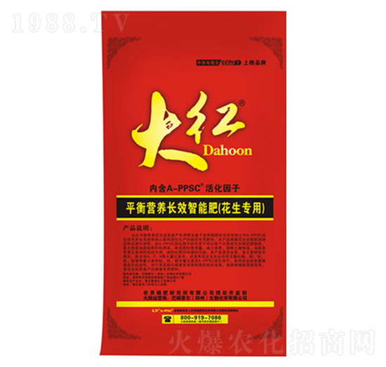 花生專用平衡營(yíng)養(yǎng)長(zhǎng)效智能肥25-10-10-大紅-巴姆普爾