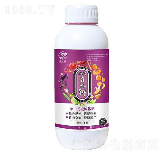 單一元素流體肥-糖醇有機(jī)鉀-中圣農(nóng)業(yè)