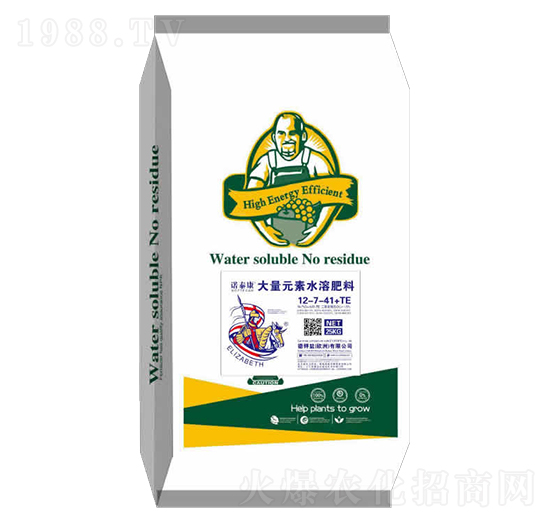 大量元素水溶肥12-7-41+TE-諾泰康-青島諾康