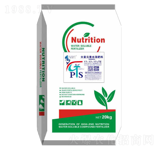 大量元素水溶肥17-17-17+TE-Nutrition-青島諾康