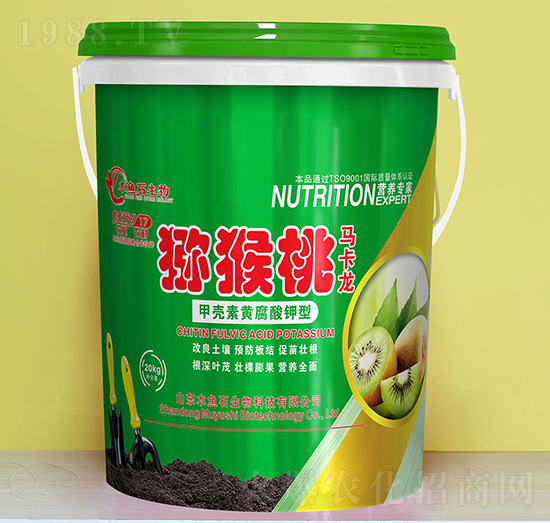 甲殼素黃腐酸鉀型-獼猴桃馬卡龍-木魚石生物