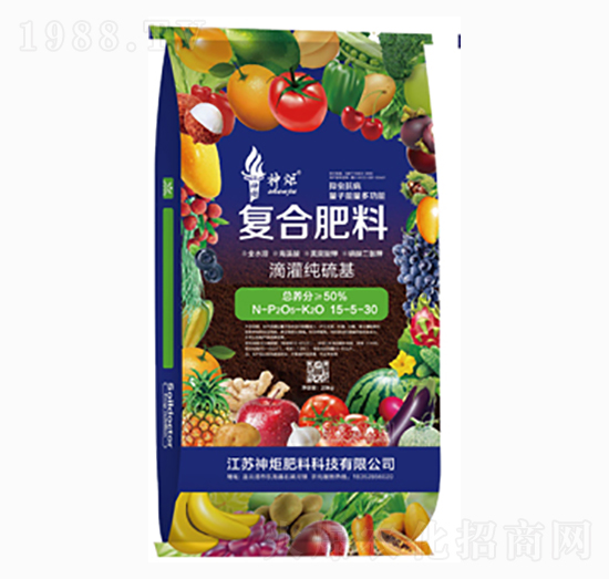 滴灌純硫基復合肥料15-5-30-神炬