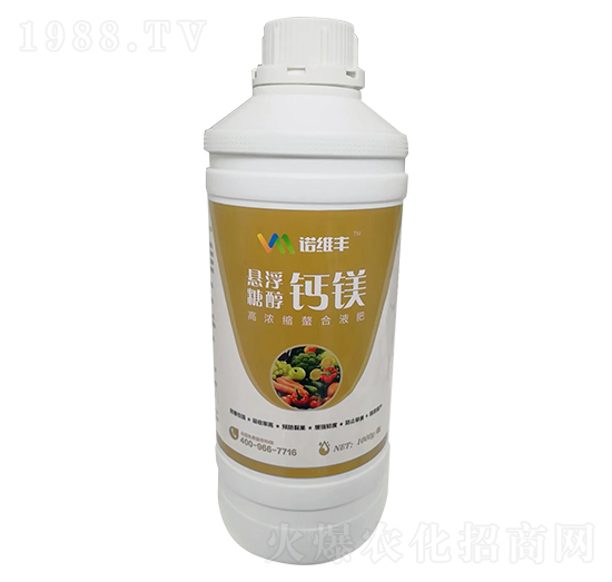 高濃縮螯合液肥-懸浮糖醇鈣鎂-諾維豐