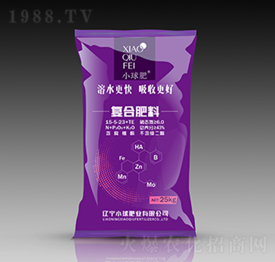 腐殖酸型復合肥料15-5-23+TE-小球肥