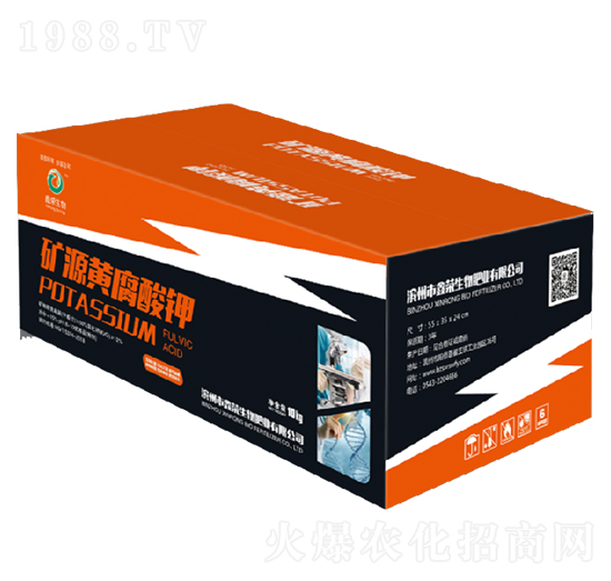 礦源黃腐酸鉀箱裝-鑫榮