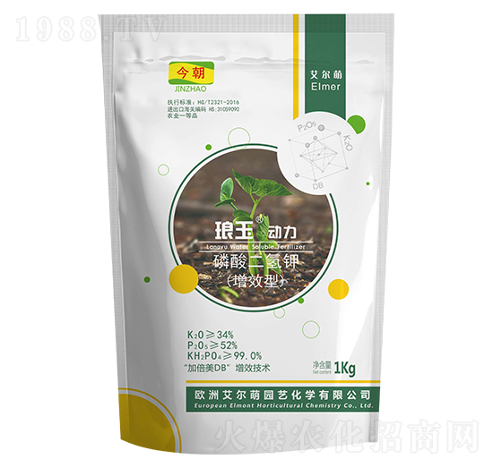 1kg增效型磷酸二氫鉀-瑯玉動(dòng)力-今朝生物