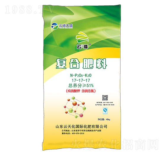 純硫酸鉀復(fù)合肥料17-17-17-云播-云磷天盛-云天力