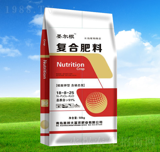 硫酸鉀型復(fù)合肥料18-8-25-墨爾根-美邦大富農(nóng)