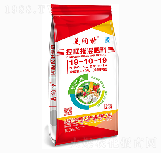 控釋摻混肥料19-10-19-美潤(rùn)特-金鑰匙