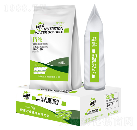 含腐植酸水溶性肥料16-0-20-精純-蘇成肥業(yè)