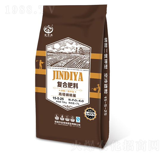 高塔硝硫基復合肥料15-5-25-金帝亞