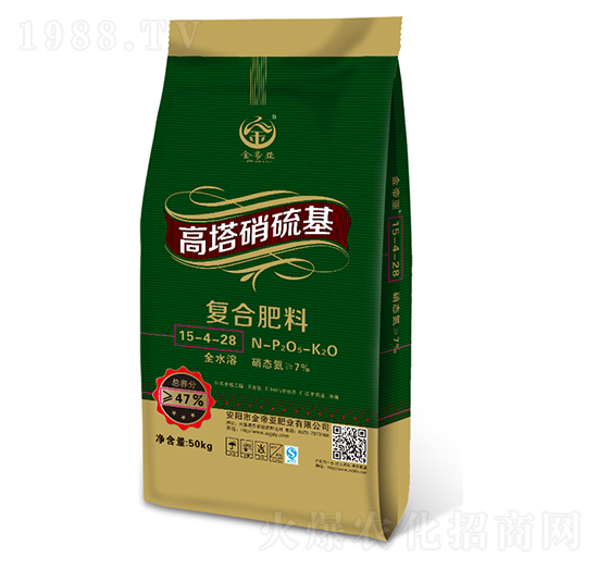 高塔硝硫基復(fù)合肥料15-4-28-金帝亞