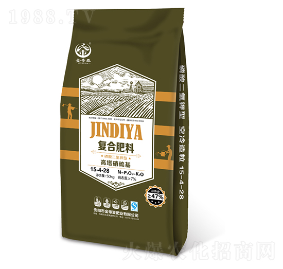 50kg高塔硝硫基復(fù)合肥料15-4-28-金帝亞