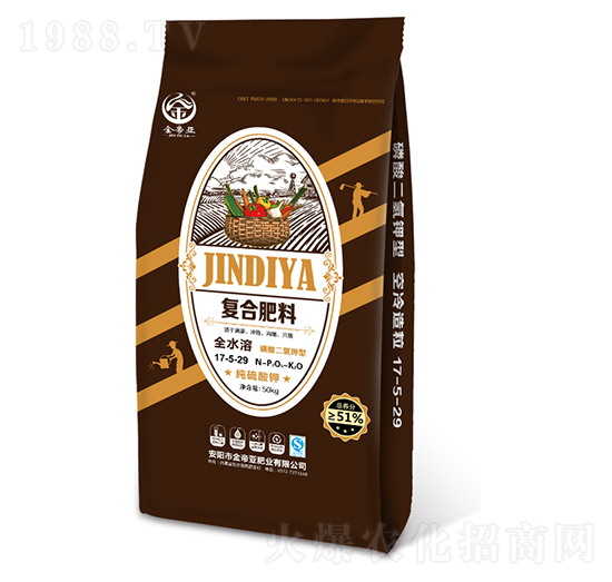 純硫酸鉀復(fù)合肥料17-5-29-金帝亞