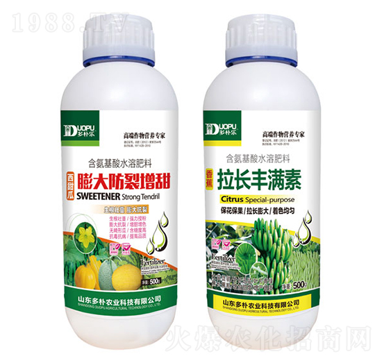 膨大防裂增甜+拉長(zhǎng)豐滿素-富爾科技