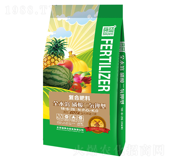 磷酸二氫鉀型復合肥料18-6-26-舜益-喜滿倉