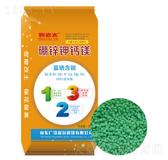 硼鋅鉀鈣鎂-韓老太-富爾科技