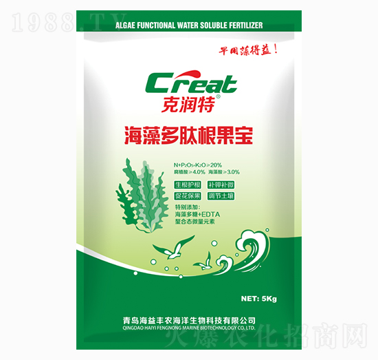 海藻多肽根果寶水溶肥-克潤(rùn)特-海益豐農(nóng)