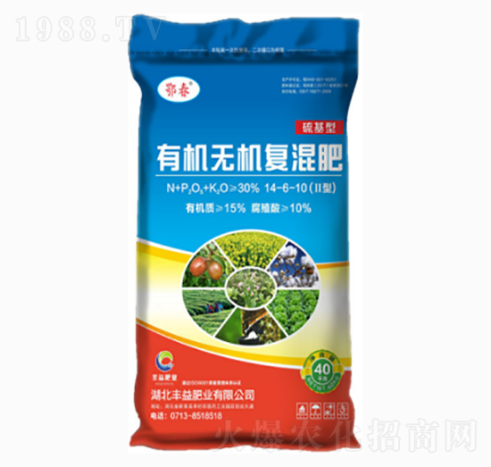 硫基型有機(jī)無(wú)機(jī)復(fù)混肥14-6-10-豐益肥業(yè)