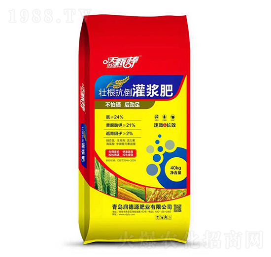 壯根抗倒灌漿肥-沃甄棒-潤(rùn)德源肥業(yè)