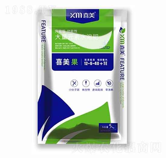大量元素水溶肥12-6-40+TE-喜美果-喜美農業(yè)