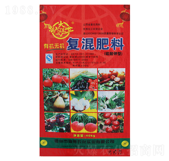 硫酸鉀型有機(jī)無機(jī)復(fù)混肥2-5-8-海燕農(nóng)化