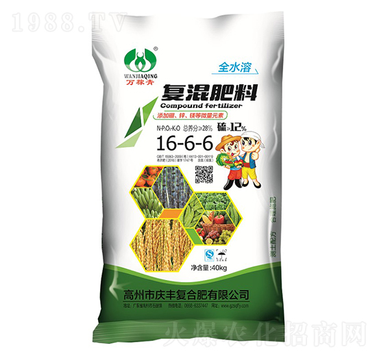 復混肥料16-6-6-萬稼青-慶豐