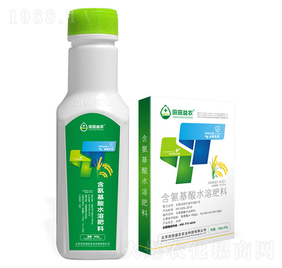 水稻專用含氨基酸水溶肥料-田田益農