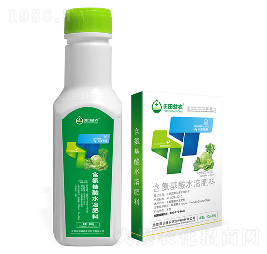 葉菜專用含氨基酸水溶肥料-田田益農(nóng)