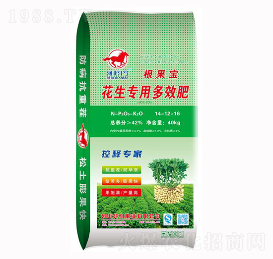 花生專用多效肥14-12-16-根果寶-汗馬肥業(yè)