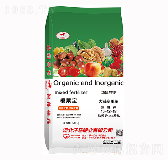 大蒜專用摻混肥料15-12-18-根果寶-汗馬肥業(yè)