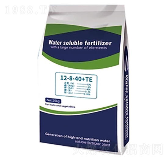 大量元素水溶肥料12-8-40+TE-伽佰利-利農(nóng)化工