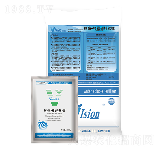 微量元素水溶肥-鈣鎂硼鋅鐵錳-維盛-美瑞農(nóng)業(yè)