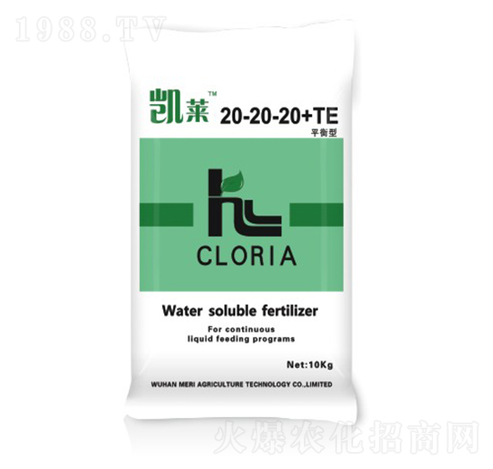 平衡型大量元素水溶肥20-20-20+TE-凱萊-美瑞農(nóng)業(yè)