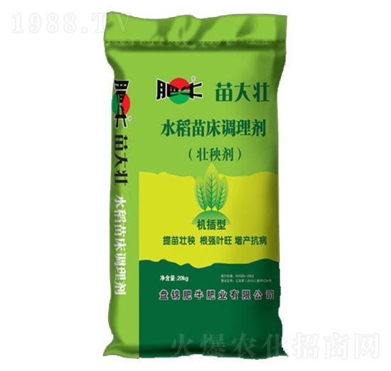 水稻苗床調(diào)理劑（壯秧劑）-苗大壯-肥牛肥業(yè)