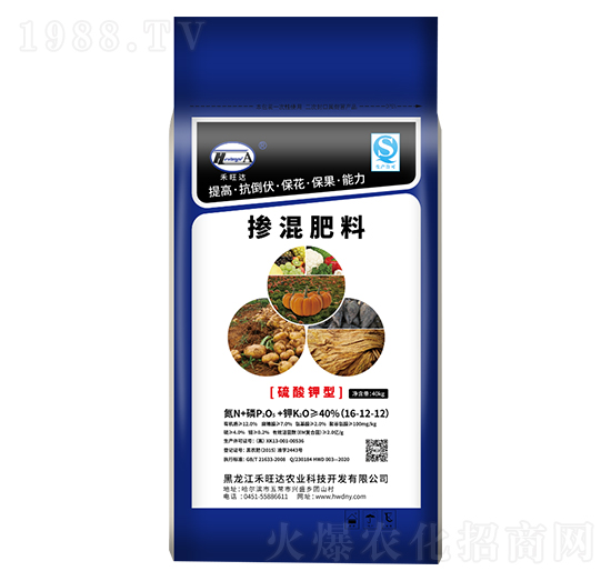 經(jīng)濟(jì)作物專用-硫酸鉀型摻混肥料16-12-12-禾旺達(dá)