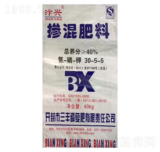 摻混肥料30-5-5-三豐磷