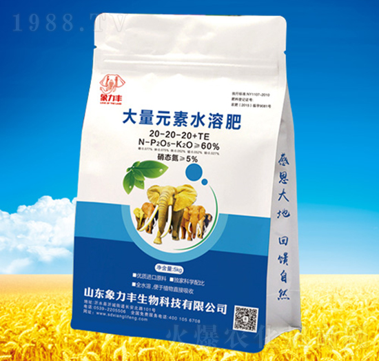 大量元素水溶肥料20-20-20+TE-象力豐