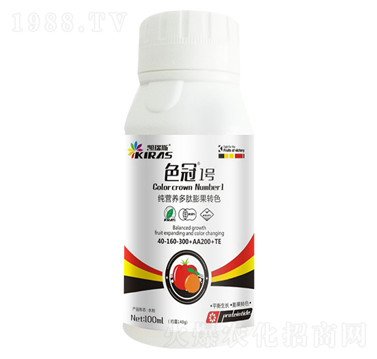 純營養(yǎng)多肽膨果轉(zhuǎn)色-色冠1號-凱瑞斯