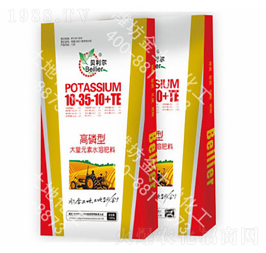 高磷型大量元素水溶肥料10-35-10+TE-金土地