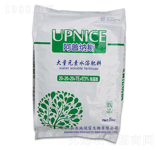 大量元素水溶肥料20-20-20+TE-阿普納斯-地冠富