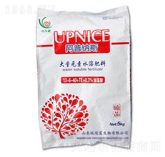 大量元素水溶肥料13-6-40+TE-阿普納斯-地冠富