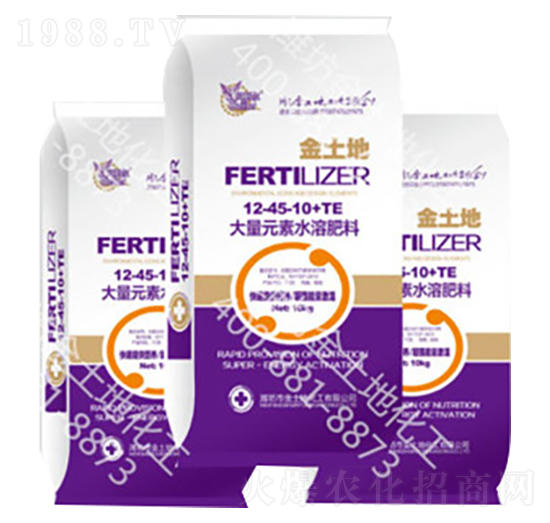 大量元素水溶肥料12-45-10+TE-金土地