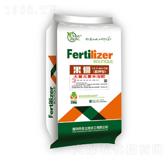 超鉀型大量元素水溶肥料-果傭-金土地