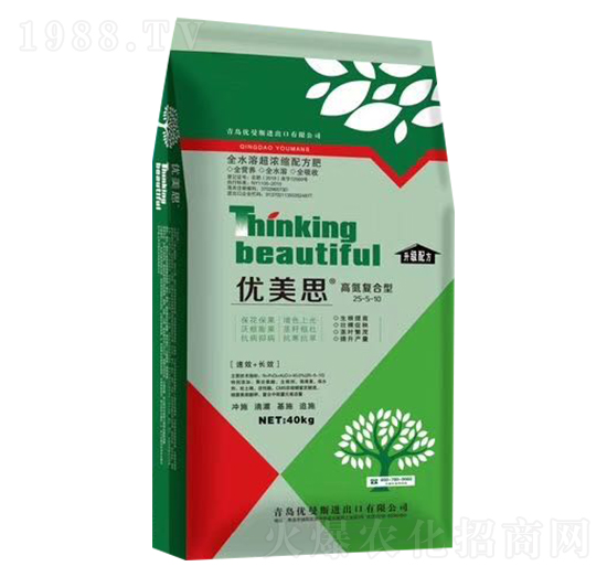高氮復(fù)合型全水溶超濃縮配方肥25-5-10-優(yōu)美思-優(yōu)曼斯