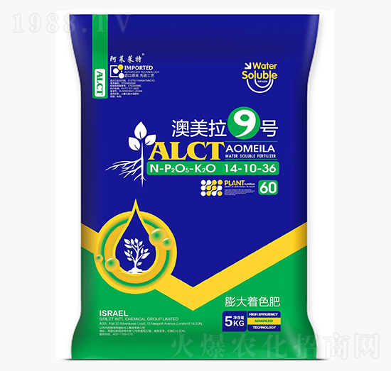 膨大著色型大量元素水溶肥料14-10-36-澳美拉9號-西姆萊特